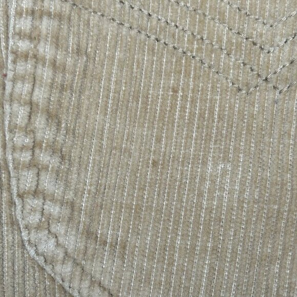 Vintage Oz Jeans Corduroy Pants Mens Tag 38 (Fits 36x35.5) Tan 70s Flare Cords - Picture 5 of 13